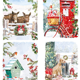Christmas At Home Christmas Cards, Box Of 24