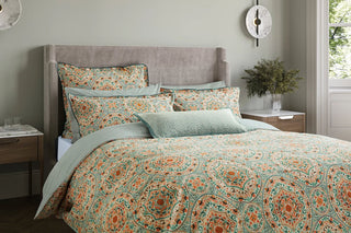 Addison Cover Set Super King Gold & Teal