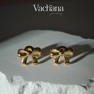 ! Minimal Bowknot Earrings