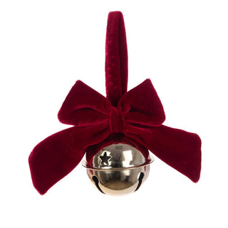 Bell With Velvet Bow Tree Decoration 6cm