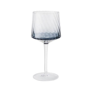 Denby Contemporary Fluted Blue Gin Glasses Set of 2