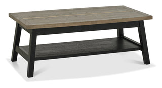 Camden Weathered Oak & Peppercorn Coffee Table