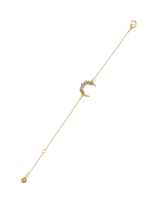Gold Nightshade Moon Bracelet