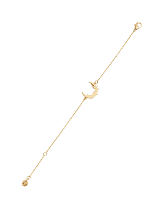 Gold Nightshade Moon Bracelet
