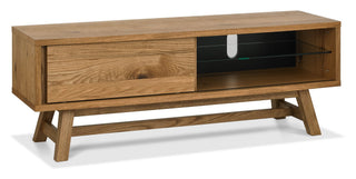 Camden Rustic Oak Entertainment Unit