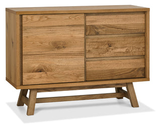 Camden Rustic Oak Narrow Sideboard