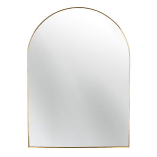 Gold Arch Metal Wall Mirror 50cm