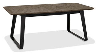 Emerson Weathered Oak & Peppercorn 6-8 Seater Extension Dining Table