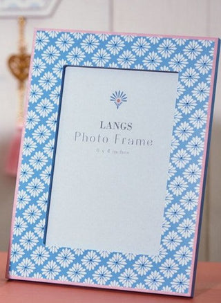 Blue Motif Photo Frame