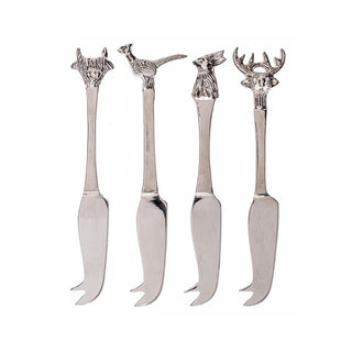 Country Animals Mini Cheese Knives Set of 4