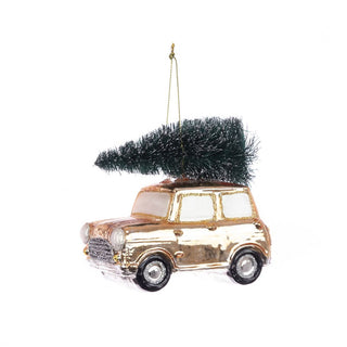 Glass Mini with Tree Decoration 10cm