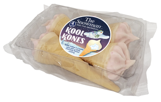Snowman & Snowdog Kool Kones 4pk