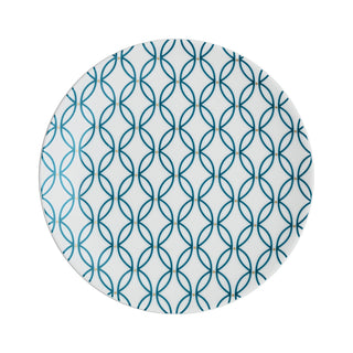 Denby Porcelain Modern Deco Small Plate Blue Accent