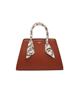 Grace Structured Tote in Tan