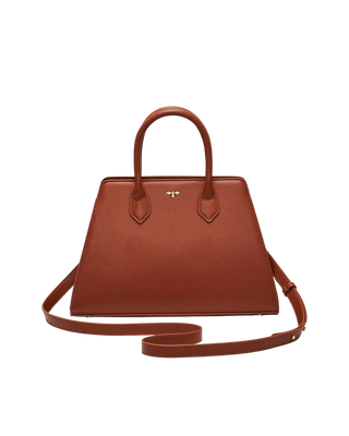 Grace Structured Tote in Tan