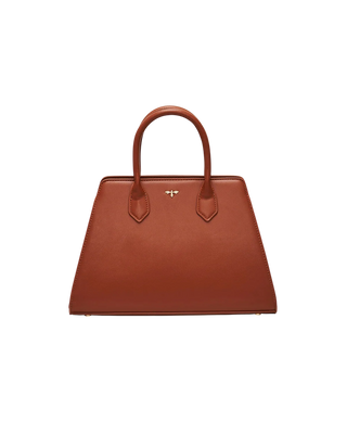 Grace Structured Tote in Tan