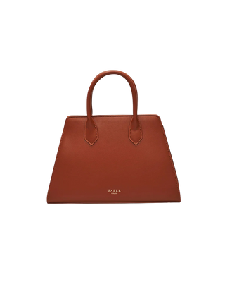 Grace Structured Tote in Tan