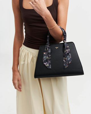 Grace Structured Tote in Black