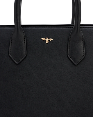 Grace Structured Tote in Black