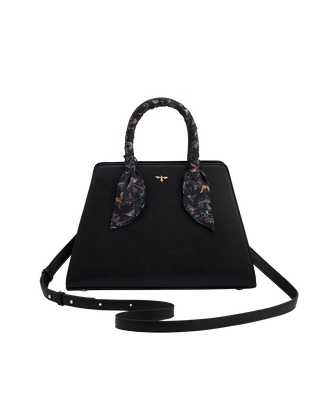 Grace Structured Tote in Black