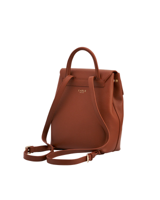 Laura Small Backpack in Tan
