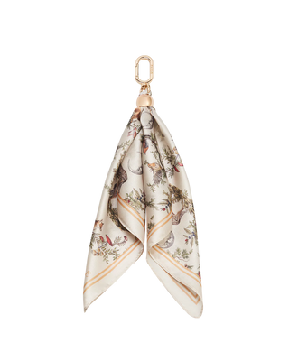 Ecru Into the Woods Scarf Bag Charm