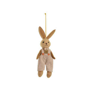 Bunny in Pink Dungarees Hanging Decoration