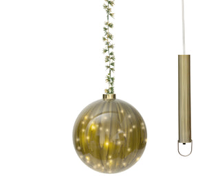 Micro LED Green Bauble Decoration Light