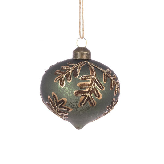 Glass Sylvie Onion 8cm