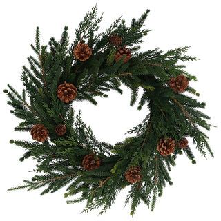 Conifer & Pine Wreath 51cm