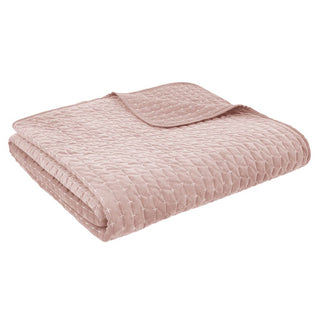 Attica Velvet Bedspread Pink