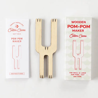 Wooden Pom Pom Maker