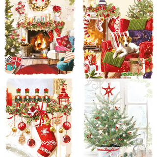 Cosy Christmas Cards, Box Of 24