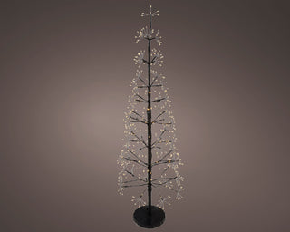Micro LED Black Iron Christmas Tree 4ft