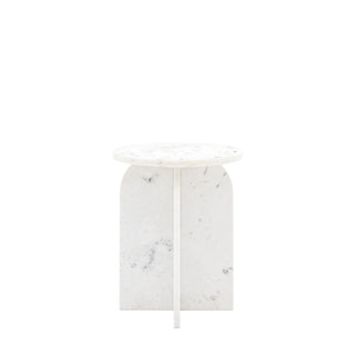 Amalfi Side Table White