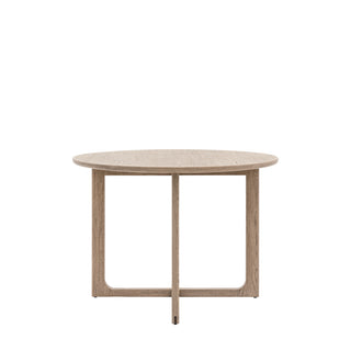 Craft 1.1m Round Dining Table Smoked