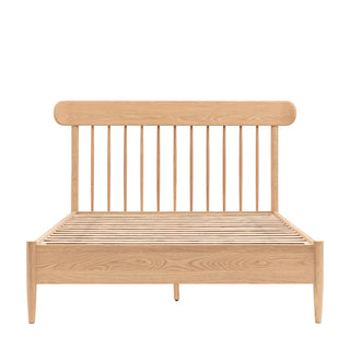 Hatfield 135cm Double Spindle Bed Natural