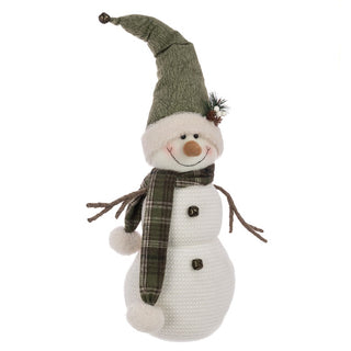 Snowman In Bell Hat 68cm