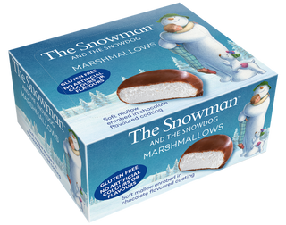 Snowman & Snowdog Wrapped Snowman Teacakes 8pk