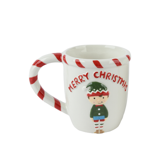 Boy Elf Merry Christmas Mug