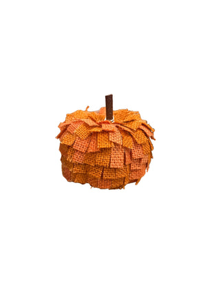 Orange Hessian Pumpkin