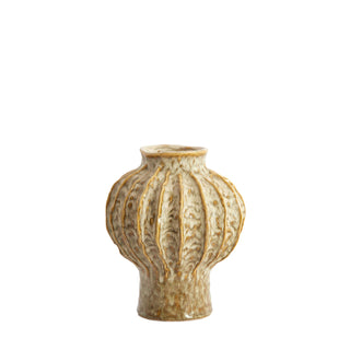 Hakone Ceramic Vase Oliver Green 24cm