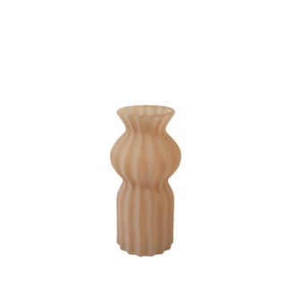 Terento Matt Sand Glass Vase 28cm