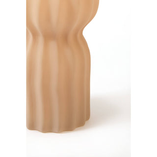 Terento Matt Sand Glass Vase 28cm