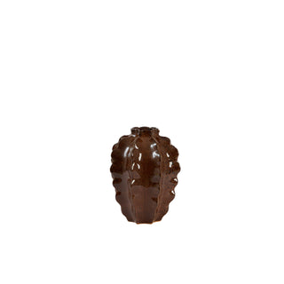 Arefu Deco Ceramic Vase Terra Brown 34cm