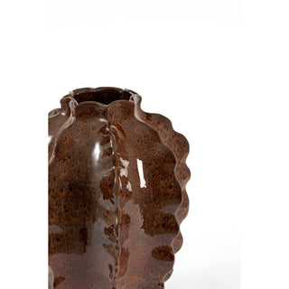 Arefu Deco Ceramic Vase Terra Brown 34cm