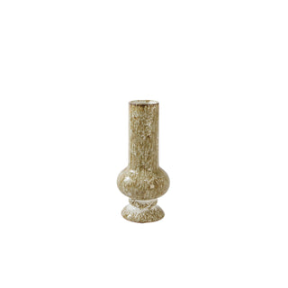 Cepari Cream Olive Green Deco Vase 25cm