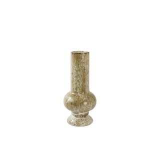Cerpari Cream Olive Green Deco Vase 29cm