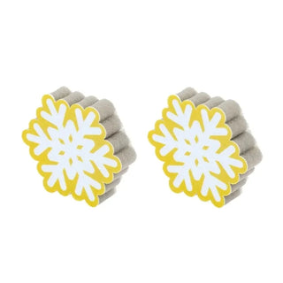 Snowflake Sponge Scourers - Set Of 2