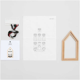 Medium Festive House Embroidery Kit